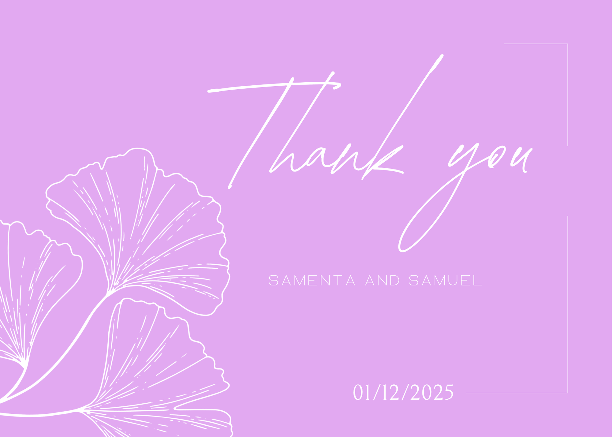 Digital THANK YOU Template