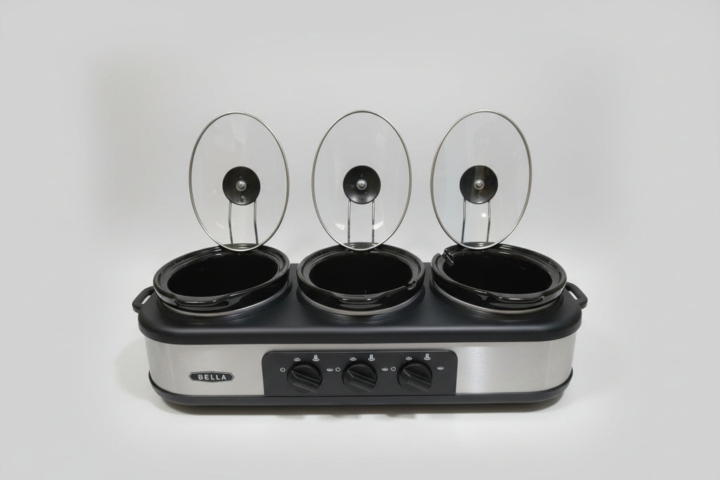 Triple Slow Cooker Buffet & Serve