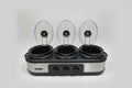 Triple Slow Cooker Buffet & Serve
