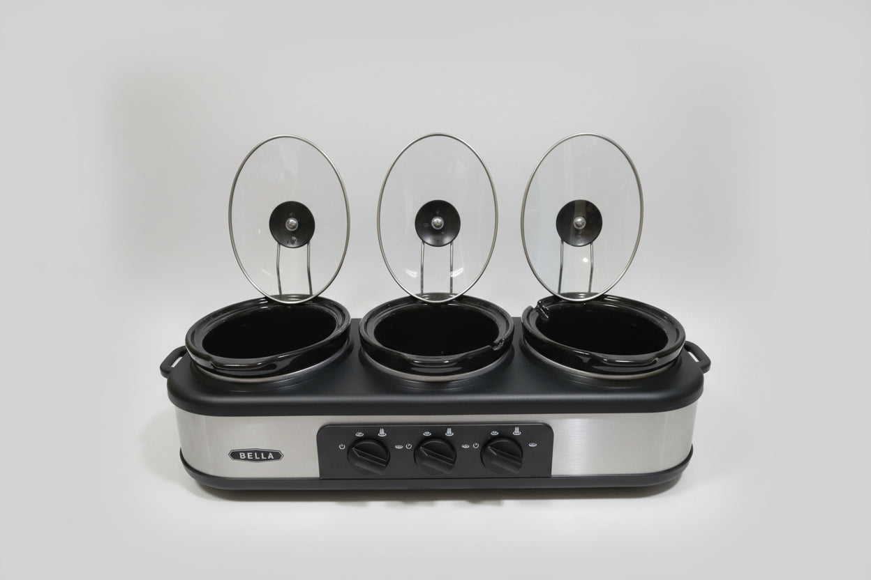 Triple Slow Cooker Buffet & Serve
