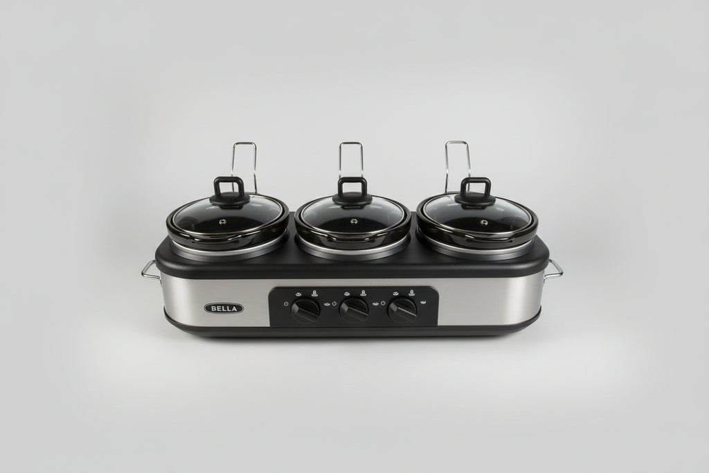 Triple Slow Cooker Buffet & Serve
