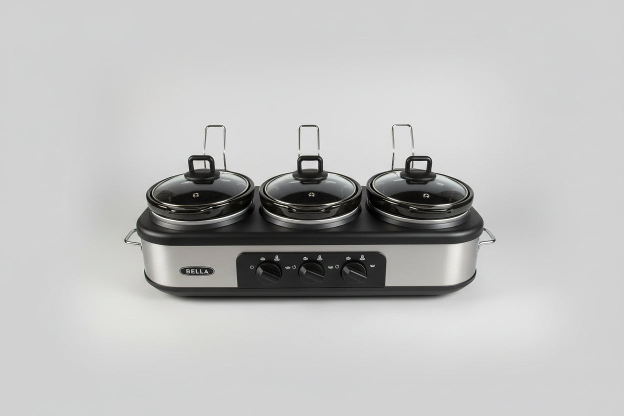 Triple Slow Cooker Buffet & Serve