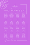 Digital FIND YOUR SEAT Template 24X36