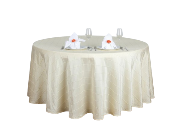 Tablecloths Purple & Ivory 120"