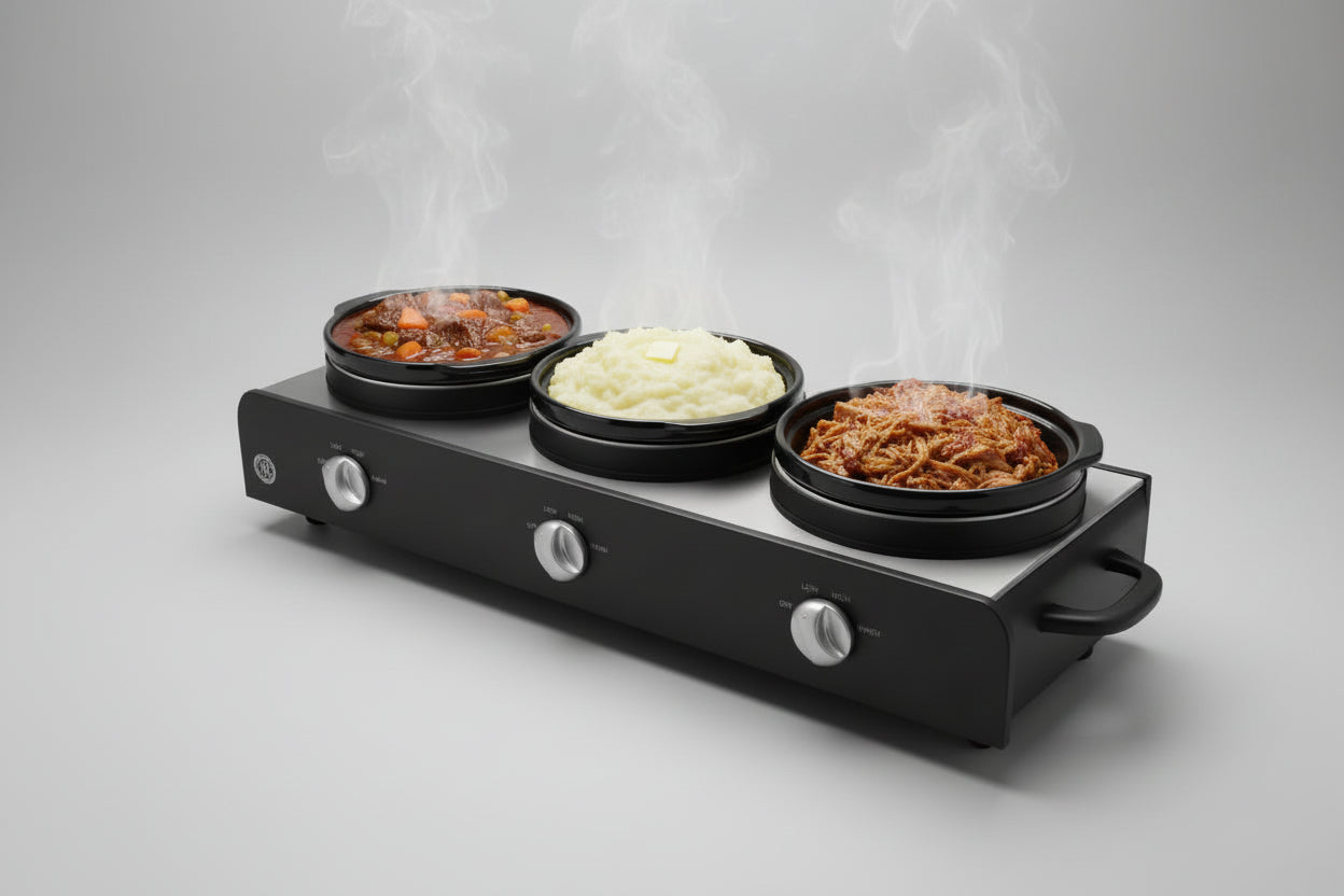 Triple Slow Cooker Buffet & Serve 2l