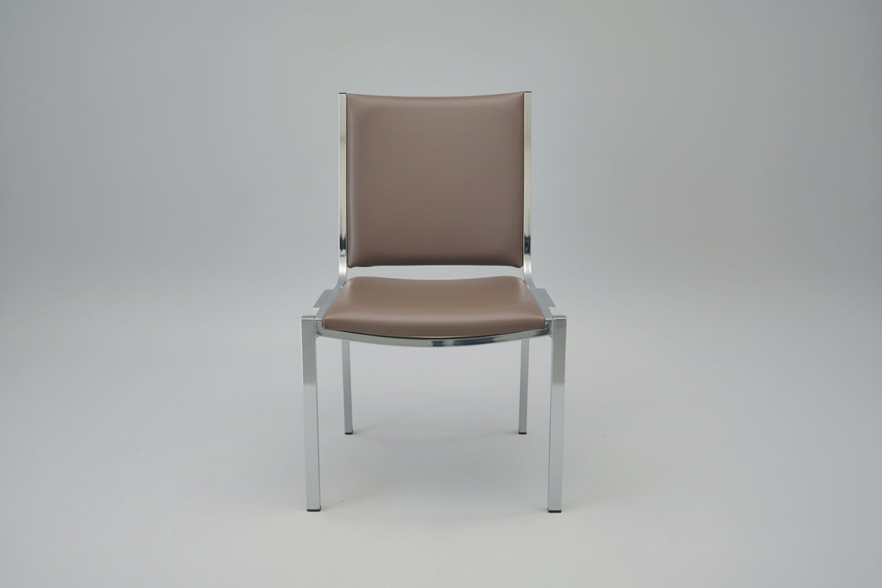 Stackable Leather Chairs