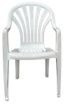 White Plastic Patio Chairs