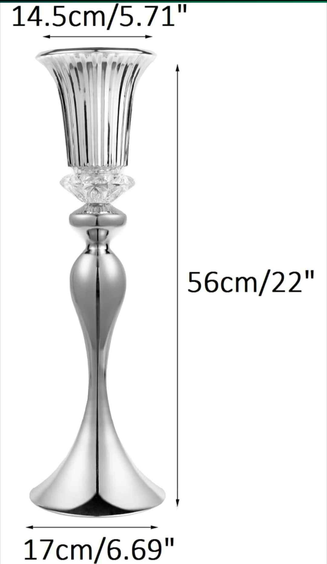Centerpieces, Silver Metal