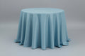 Double-sided reversible round tablecloth - 124" - 132".