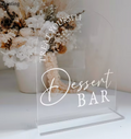 Acrylic Arch Table Sign
