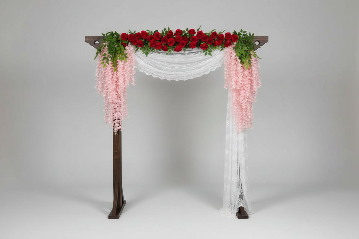 Wooden backdrop Arch