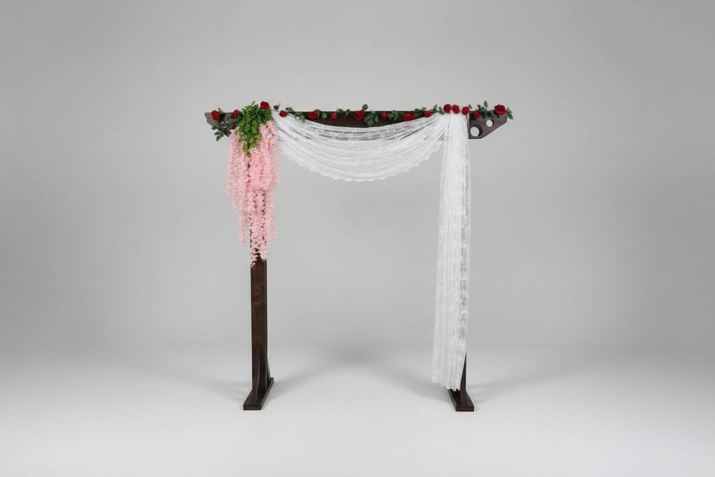 Wooden backdrop Arch