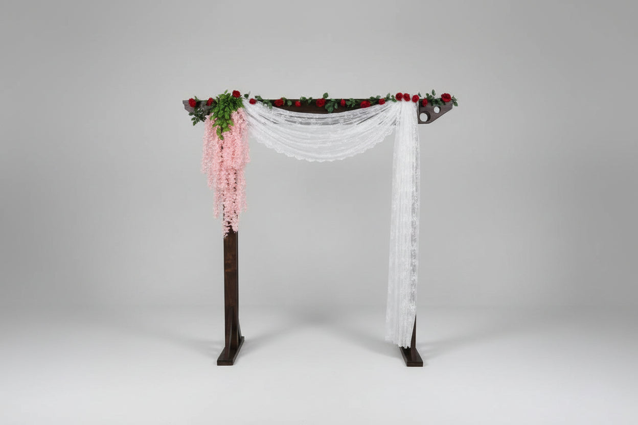 Wooden backdrop Arch
