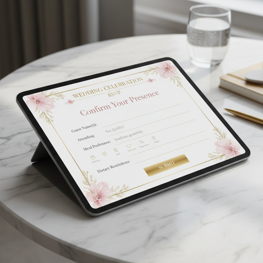 Digital RSVP Template