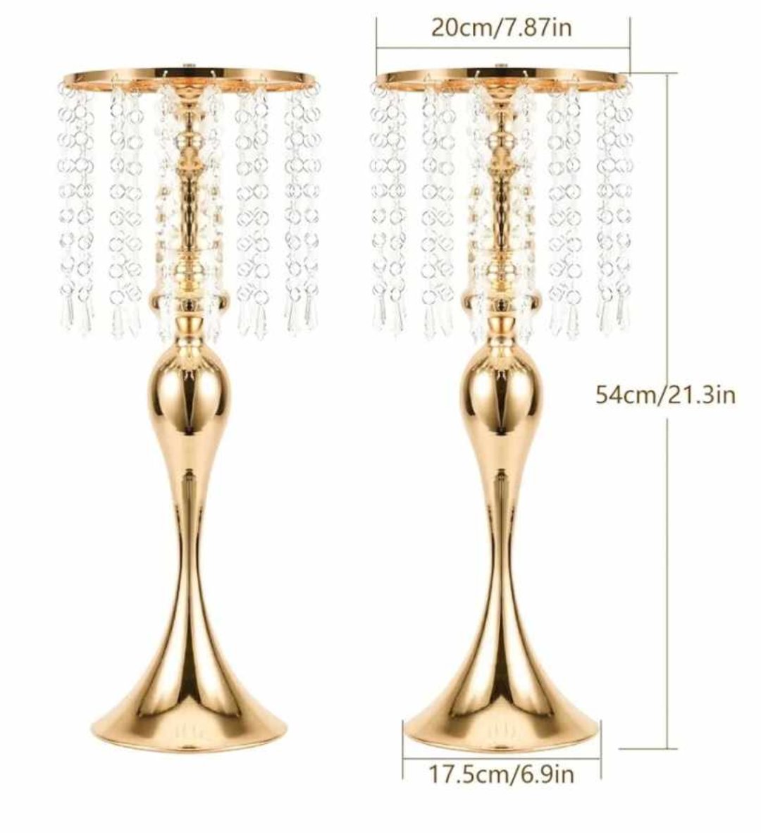 Centerpieces, Gold and silver Metal